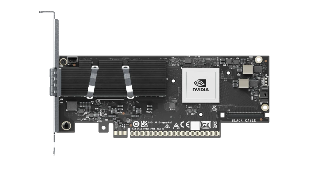 An NVIDIA ConnectX network adapter.